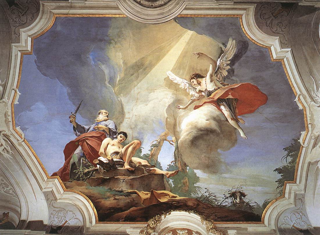 Sacrificio di Isacco. Giovanni Battista Tiepolo